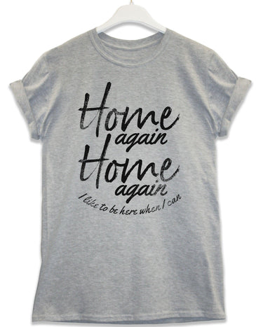 Home Again Lyric Quote Mens Graphic T-Shirt 8Ball
